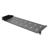 Rack Shelf 19" 1U, 170mm, Black