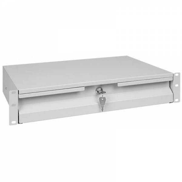 Rack Drawer 19" 2U, Gray