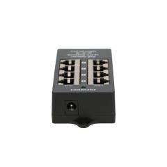 POE Injector 4 Port Black Case