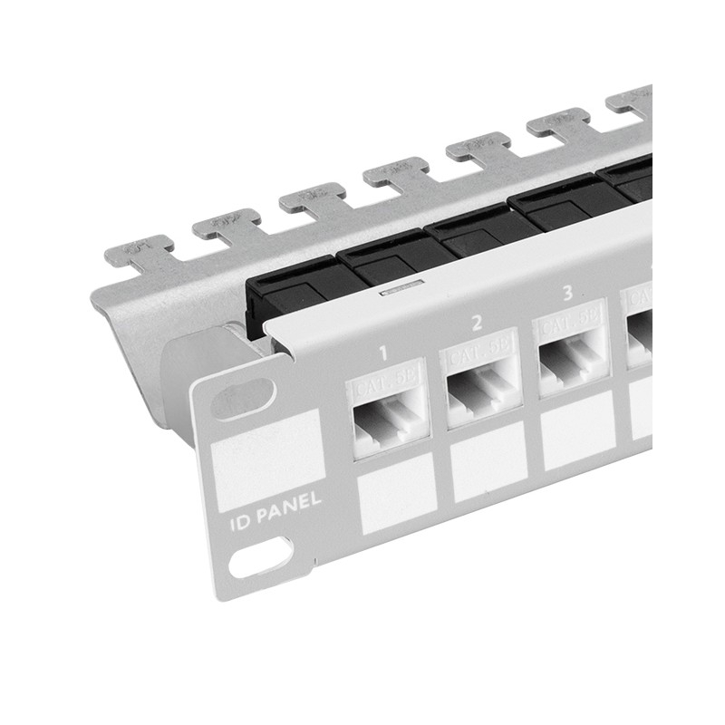 Modular Patch Panel 24 Port 19 1u Gray Getic