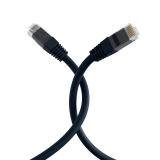 Patch Cable Cat5e 0.5m Black