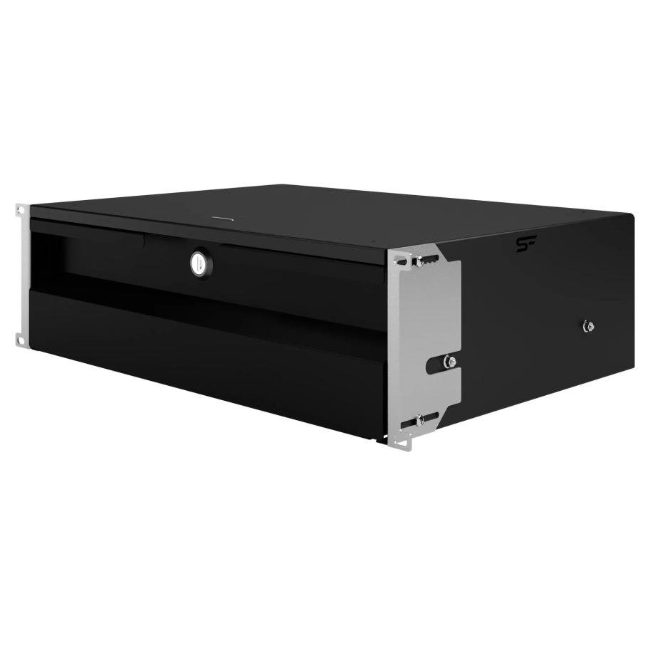 Rack Drawer 19" 3U, Black