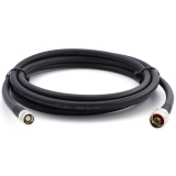 N Male to RP-TNC Male 1m Flexible Coaxial Cable — LMR400 UF UltraFlex equivalent