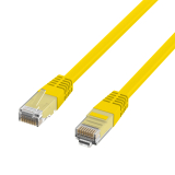 Patch Cable Cat5e 0.5m yellow