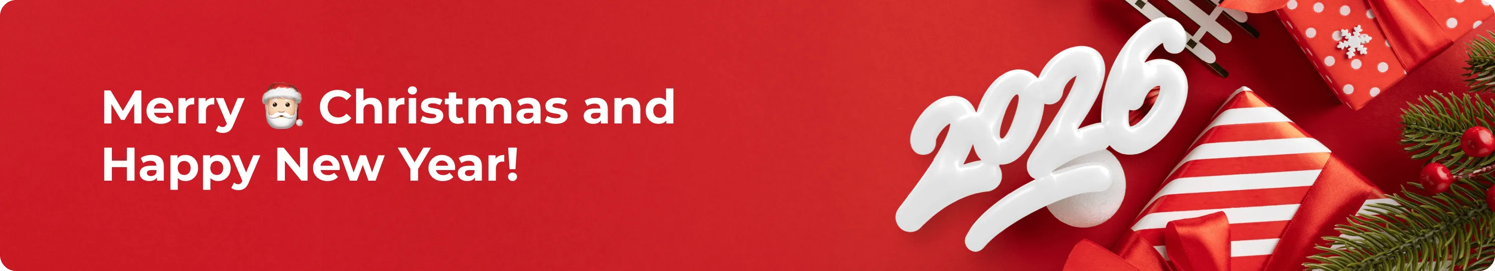 New Year 2026 Banner